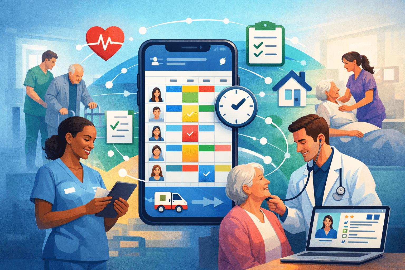 How a Health Roster App Improves Client Care and Continuity